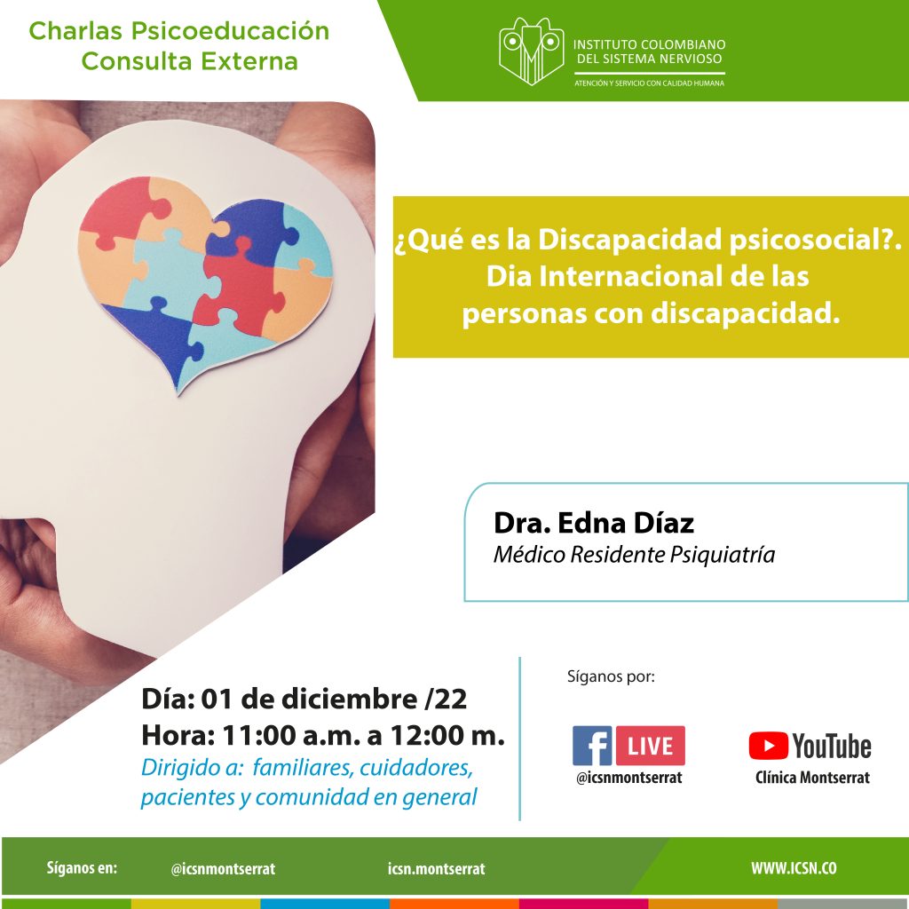 ¿qué Es La Discapacidad Psicosocial Día Internacional De Las Personas Con Discapacidademk 3576