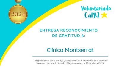 Montserrat es voluntariado CaPAZ