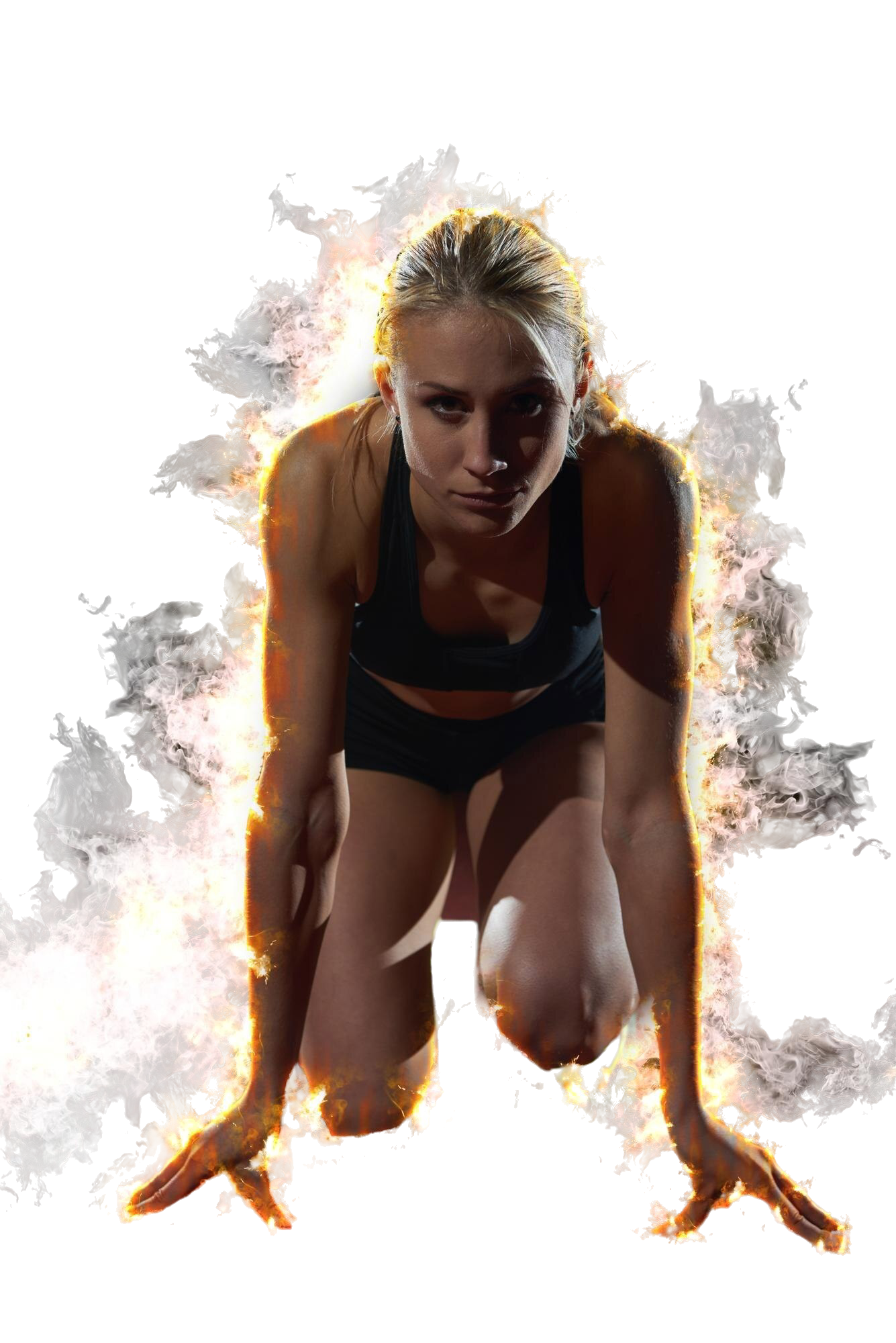diseno-fuego-humo-burm-mujer-sprinter-dejando-bloques-partida-pista-atletica-vista-lateral-explosion-inicio